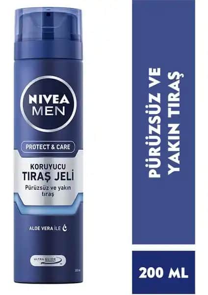 Nivea Men Protect&Care Tıraş Jeli: Hassas Ciltler İçin Nemlendirici ve Tahriş Önleyici Ürün