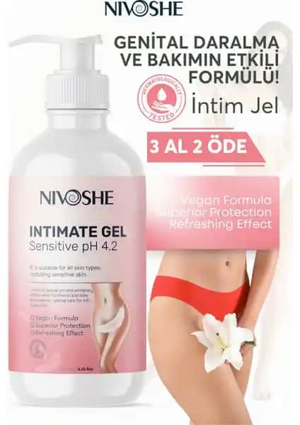 Nivoshe Genital Bölge Koku Giderici ve Beyazlatıcı Jel: Doğal ve Etkili Intim Bakım Çözümü