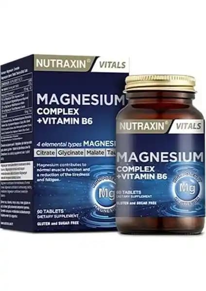 Nutraxin Magnezyum Kompleksi ve Vitamin B6 ile Sağlıklı Yaşam Destekleri