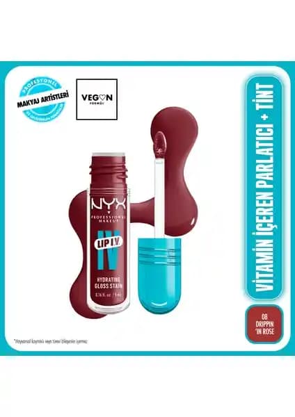 NYX Lip I.V. Vitamin İçeren Parlatıcı ve Tint Ürünü Hakkında Detaylı Bilgi ve Kullanım İpuçları