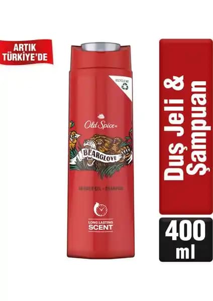 Old Spice Bearglove Erkek Duş Jeli ve Şampuan: Çok Amaçlı Temizlik ve Kalıcı Ferahlık