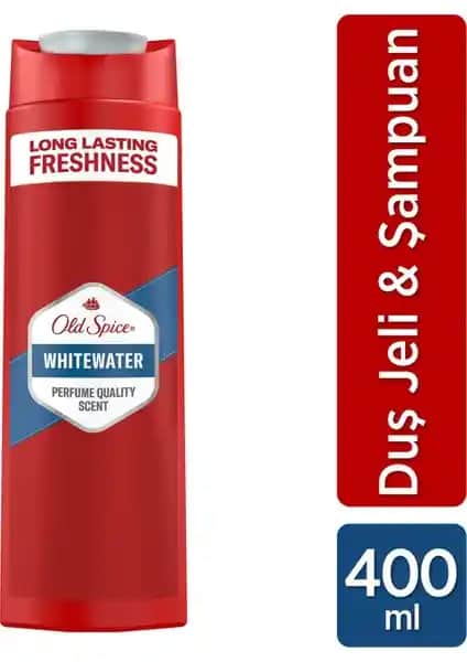 Old Spice Whitewater Erkekler İçin Çok Yönlü Ferahlatıcı Duş Jeli ve Parfüm Kalitesinde Koku