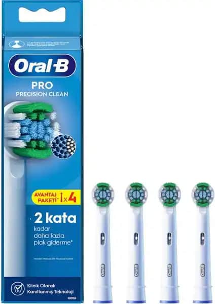Oral-B Precision X-Filament Yedek Diş Fırçası Başlığı ile Derinlemesine Temizlik