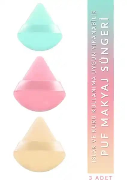 Organiflex 3'lü Kadife Makyaj Süngeri Seti: Çok Yönlü Kullanım ve Detaylı İnceleme