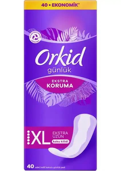 Orkid Extra Koruma Uzun Günlük Ped: Konfor ve Güvenlik İçin Günlük Hijyen Çözümü