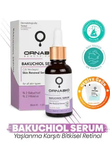 Ornabio Bakuchiol Serum ile Doğal ve Etkili Yaşlanma Karşıtı Cilt Bakım Çözümü