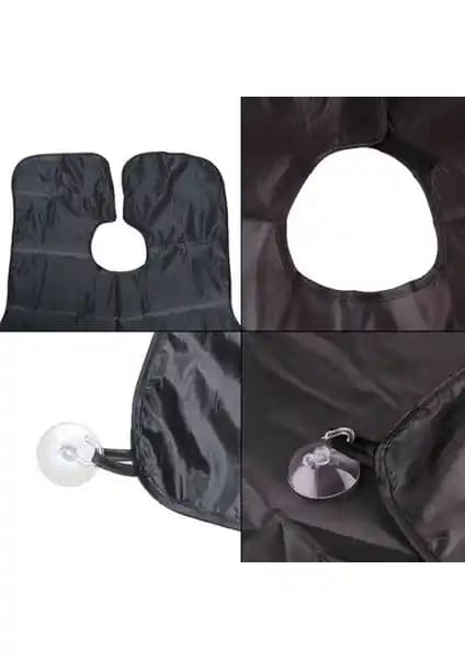 Ozcmax Pratik Sakal Kesme Örtüsü Siyah - Hijyen ve Temizlik Sağlayan Pratik Çözüm