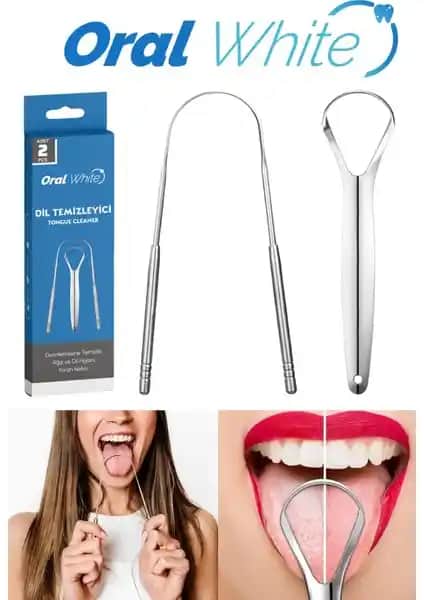Paslanmaz Çelik Dil Temizleyici ve Sıyırıcı ile Ağız Sağlığınızı Koruyun
