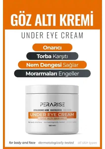 Perarise Göz Altı Torbası ve Morluklara Karşı Etkili Bakım Kremi Ürün Özellikleri ve Faydaları