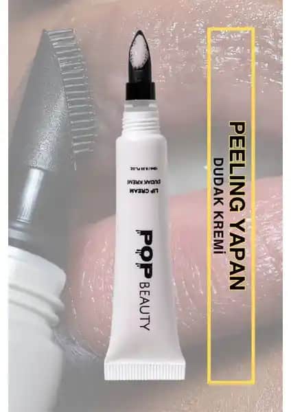Pop Beauty Peeling Yapan Dudak Kremi: Nemlendirici ve Ölü Deri Arındırıcı Etkili Ürün