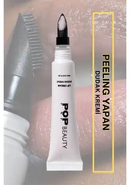 Pop Beauty Peeling Yapan Dudak Kremi: Nemlendirici ve Ölü Deri Arındırıcı Etkili Ürün