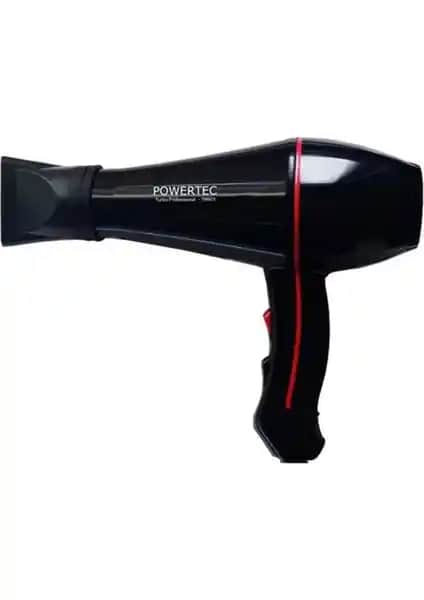 Powertec TR-601 Turbo Profesyonel Saç Kurutma Makinesi 2500W Güç ve Dayanıklılık