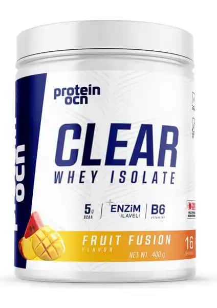 Proteinocean Clear Whey Fruit Fusion: Düşük Şekerli Lezzetli Protein Tozu Ürünü