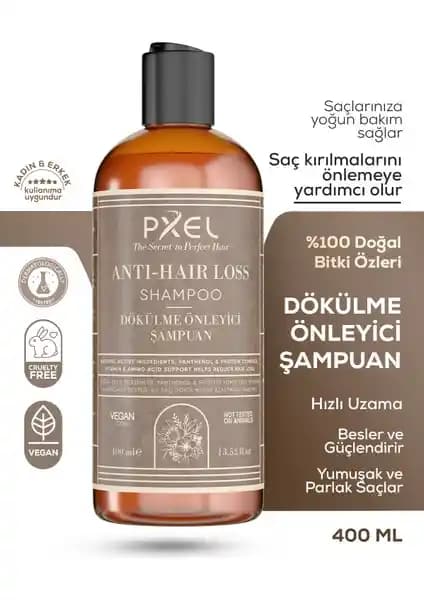 Pxel Anti-Hair Loss Şampuanı Saç Dökülmesine Karşı Güçlü ve Doğal Çözüm Sunar