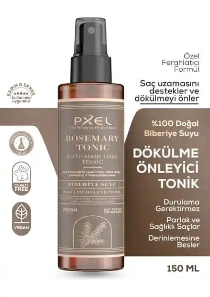 Pxel Rosemary Anti-Hair Loss Tonic Saç Dökülmesine Karşı Doğal ve Etkili Çözüm