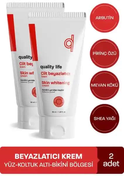 Quality Life İki Adet Genital ve Hassas Bölge Beyazlatıcı Krem İncelemesi ve Kullanım Rehberi