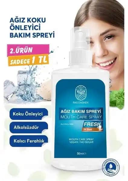 Ras Dashen Ağız Kokusu Giderici Sprey: Etkili ve Doğal Çözümle Tazelik Sağlar