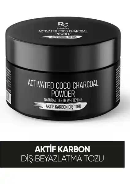 RC Cosmetics Premium Aktif Karbon Diş Temizleme Tozu ile Doğal ve Etkili Diş Beyazlatma Çözümü