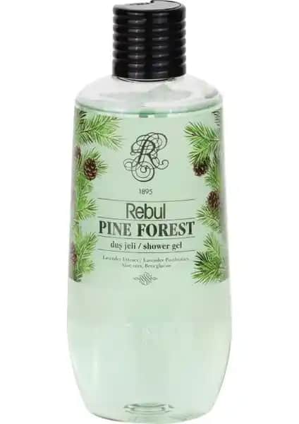 Rebul Pine Forest Duş Jeli Doğal Çam Ormanı Kokusu ve Hassas Ciltler İçin Güvenli Temizlik