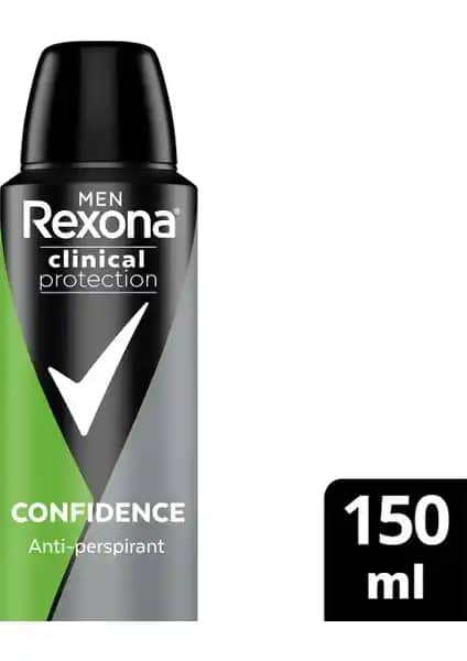 Rexona Men Klinik Koruma Erkek Sprey Deodorantı Günlük Kullanım İçin Güçlü ve Kalıcı Koruma Sağlar