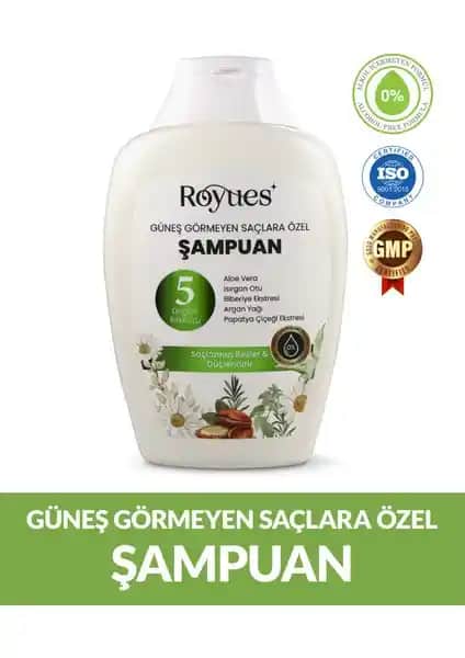 Royues Argan Yağlı Besleyici Şampuan Saçlar İçin Doğal Güçlendirici Bakım Ürünü