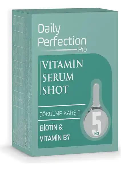 Saç Sağlığını Destekleyen Daily Perfection Pro Vitamin Serum Shot No:5 Ürün İncelemesi