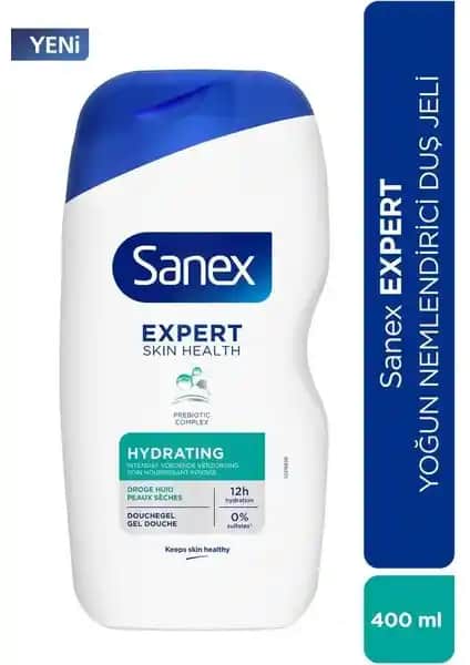 Sanex Expert Yoğun Nemlendirici Duş Jeli: Hassas Ciltler İçin Güvenilir Temizlik ve Nem Desteği