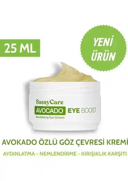SassyCare Avocado Eye Boost: Göz Çevresi Bakımında Yenilikçi ve Etkili Çözüm