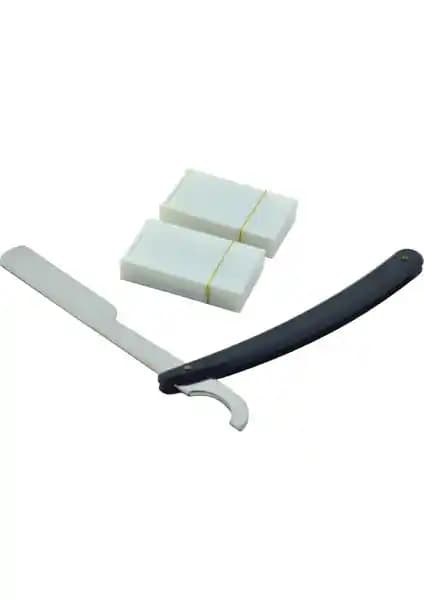 Sedef Siyah Sedef Tıraş Usturası ve 10 Adet Tam Jilet ile Geleneksel Tıraş Deneyimi