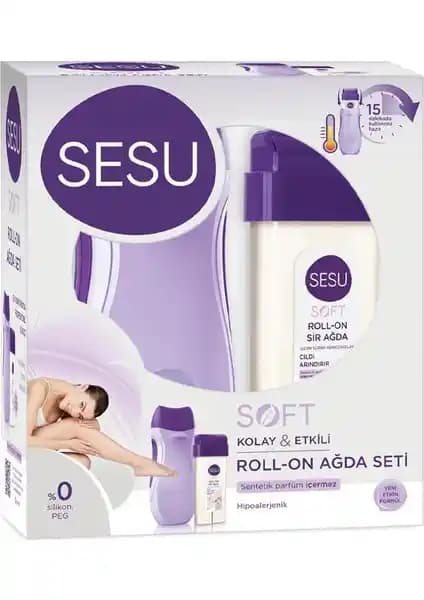 Sesu Soft Roll-On Kolay Ağda Makineli Seti Evde Profesyonel Sonuçlar İçin Uygun