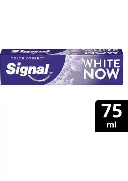 Signal White Now Color Correct Diş Macunu ile parlak ve sağlıklı gülüşler sağlayan yenilikçi formül