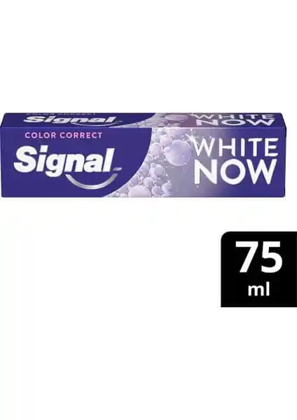 Signal White Now Color Correct Diş Macunu ile parlak ve sağlıklı gülüşler sağlayan yenilikçi formül