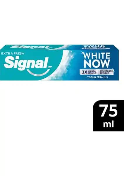 Signal White Now Extra Fresh Diş Macunu ile Beyazlık ve Ferahlık Sağlayan Ağız Bakımı Ürünü