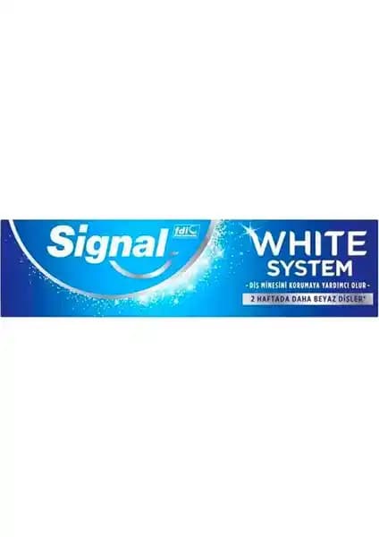 Signal White System Diş Macunu Beyazlatıcı ve Derinlemesine Temizlik Sağlayan Ürün