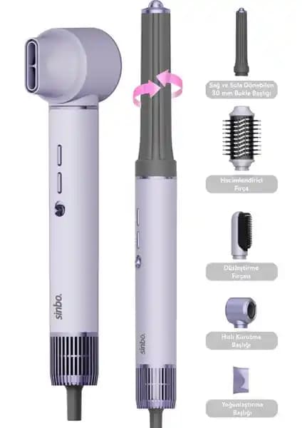 Sinbo Pro Airwrap Compact Uzun Multi-styler ile Evde Profesyonel Saç Şekillendirme Deneyimi