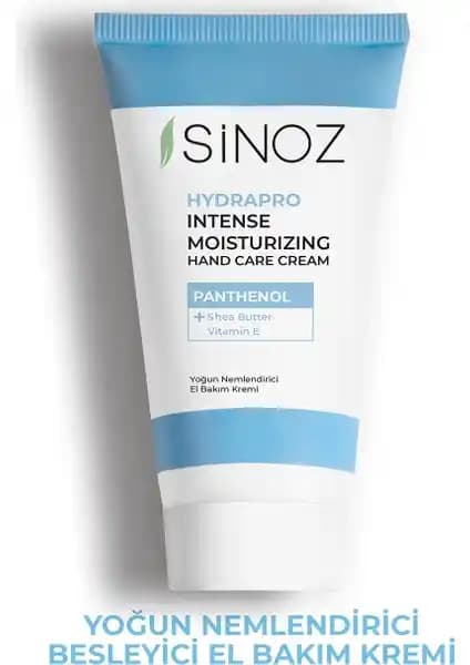 Sinoz Vitamin E Panthenol El Bakım Kremi: Derinlemesine Nem ve Cilt Onarımı Sağlayan Ürün