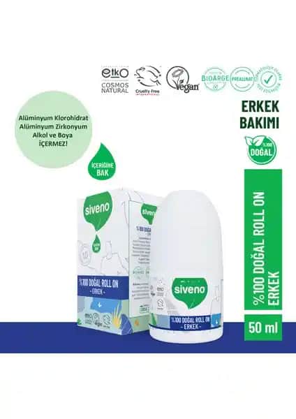 Siveno %100 Doğal Erkek Deodorant: Vegan ve Çevre Dostu Sürdürülebilir Kişisel Bakım