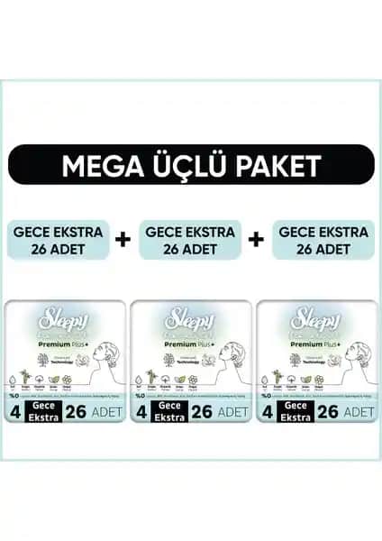 Sleepy Bio Natural Plus Hijyenik Ped: Günlük ve Gece Kullanımı İçin Güvenli ve Konforlu Çözüm
