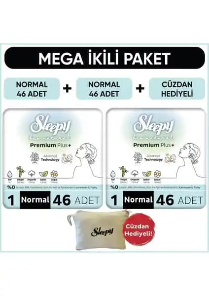 Sleepy Bio Natural Premium Plus Hijyenik Pedler: Uzun Süreli Koruma ve Konfor Sağlayan Paket
