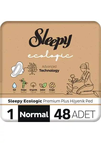 Sleepy Ecologic Premium Plus Doğa Dostu Hijyenik Ped: Güvenli ve Konforlu Günlük Kullanım