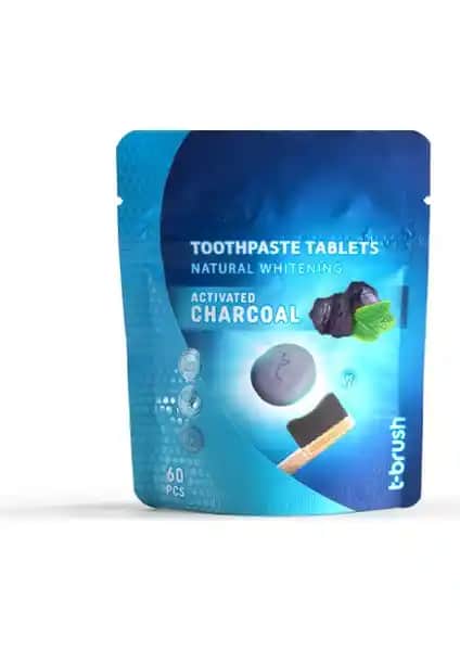 T-Brush Aktif Karbonlu Diş Macunu Tableti: Doğal ve Pratik Ağız Bakımı Çözümü