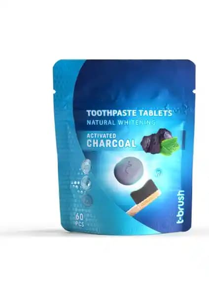 T-Brush Aktif Karbonlu Diş Macunu Tableti: Doğal ve Pratik Ağız Bakımı Çözümü