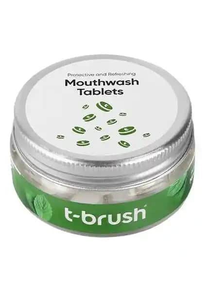 T-Brush Koruyucu ve Ferahlatıcı Ağız Çalkalama Tableti Doğal ve Etkili Ağız Bakımı İçin