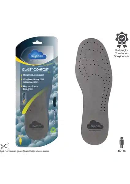 Tabanex Classy Comfort Jel Erkek Tabanlık: Konfor ve Güvenlik İçin Modern Tasarım