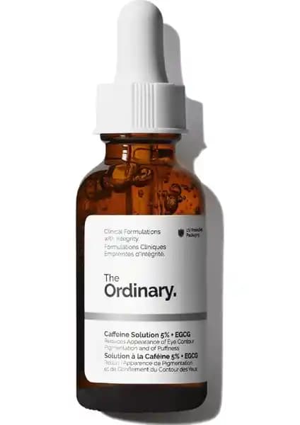 The Ordinary Kafein Çözümü 5% + EGCG Göz Çevresi Bakımı İçin Etkili ve Güvenilir Serum
