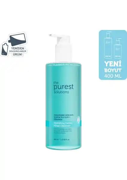 The Purest Solutions Kuru ve Karma Ciltler İçin Nemlendirici Hyalüronik Asit Temizleme Jeli