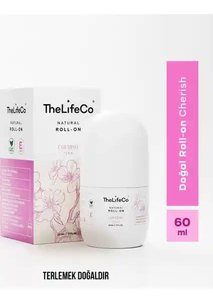 TheLifeCo Cherish Doğal Roll-On Deodorant: Etkili ve Çevre Dostu Doğallık Seçeneği