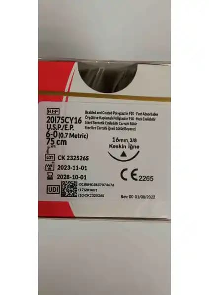 Trusynth 6.0 Keskin Emilebilir Rapid İplik: Hızlı ve Güvenilir Cerrahi Dikiş Çözümü