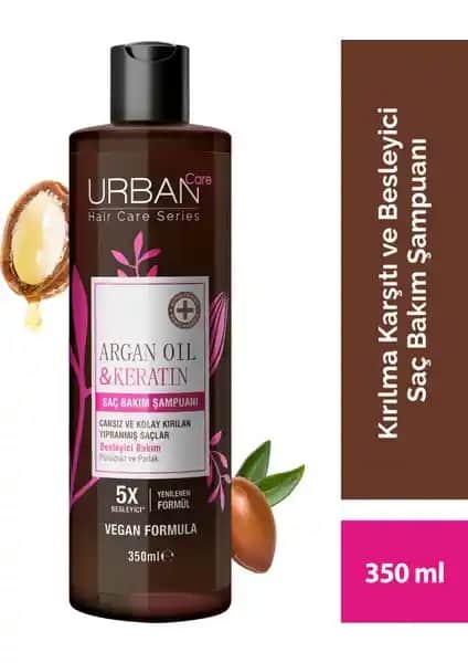 Urban Care Argan Oil & Keratin Şampuanı: Güçlendirici ve Parlak Saçlar İçin Doğal Bakım