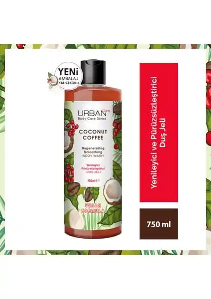 Urban Care Body Series Coconut Coffee Duş Jeli: Doğal Temizlik ve Ferahlık Sağlayan Bakım Ürünü